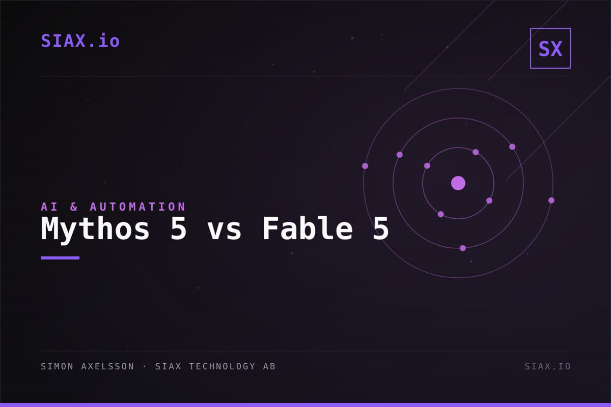 Mythos 5 vs Fable 5 – Två ansikten av samma arkitektur