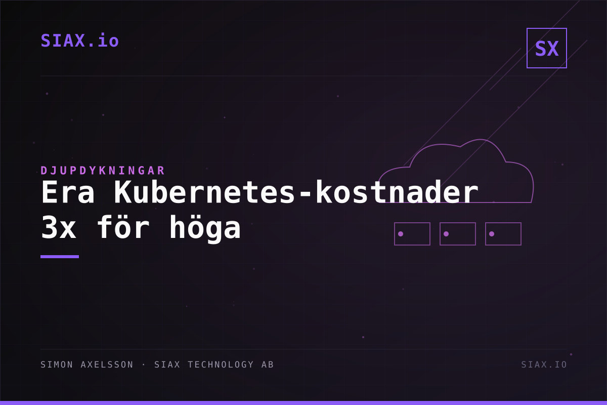 Djupdykning: Därför är era Kubernetes-kostnader 3x för höga